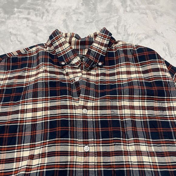 J.Crew Shirt Mens Large Plaid Mercantile Flex Button Down Pocket Western - Picture 3 of 11